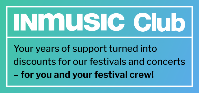 Your years of support turned into discounts for our festivals and concerts - for you and your festival crew!