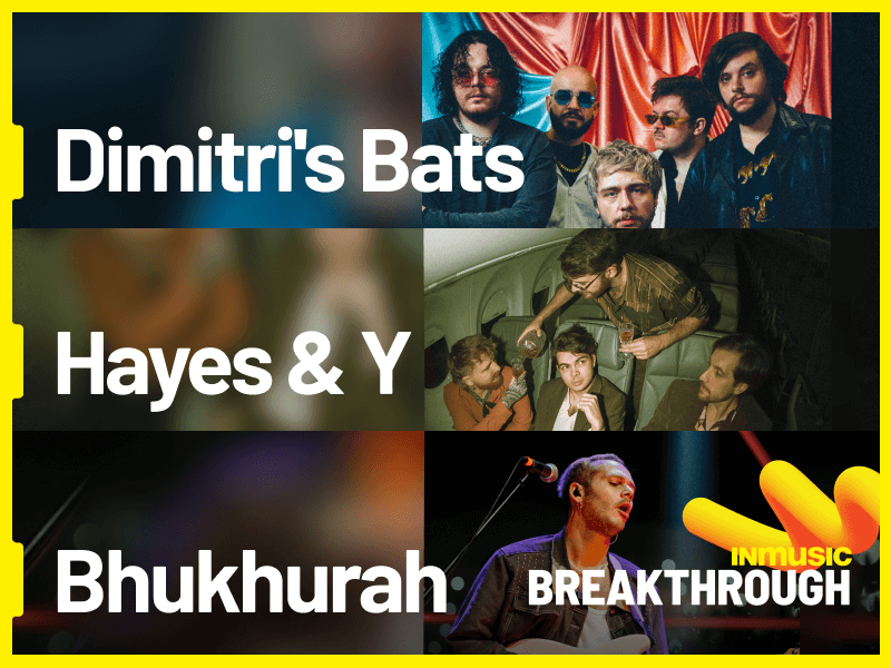 INmusic Breakthrough winners announced – Dimitri’s Bats, Hayes & Y, and Bhukhurah join INmusic festival #17!