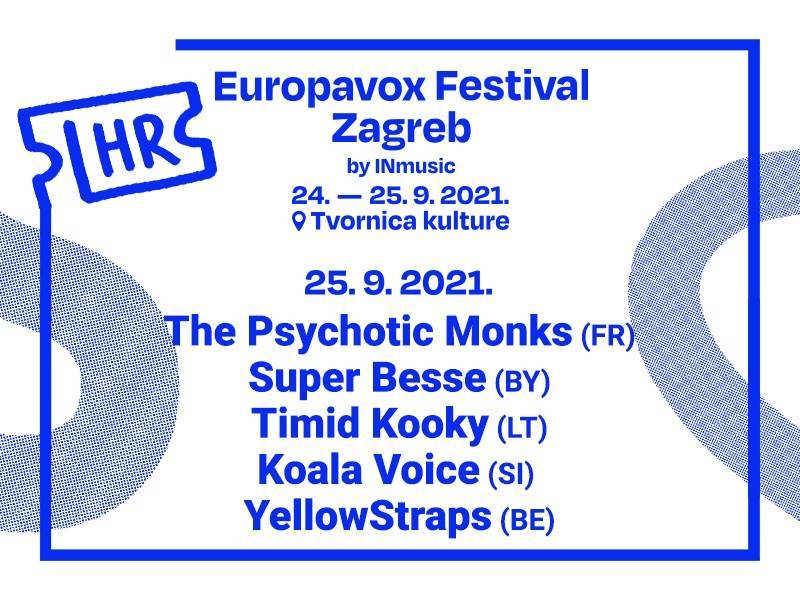 Europavox festival Zagreb day 2 programme revealed –  the alternative sound of young Europe!   
