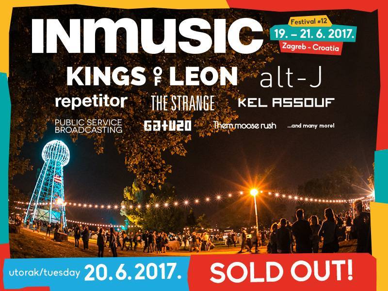Rasprodane dnevne ulaznice za drugi dan INmusic festivala #12! Ograničeni broj trodnevnih festivalskih ulaznica još u prodaji!