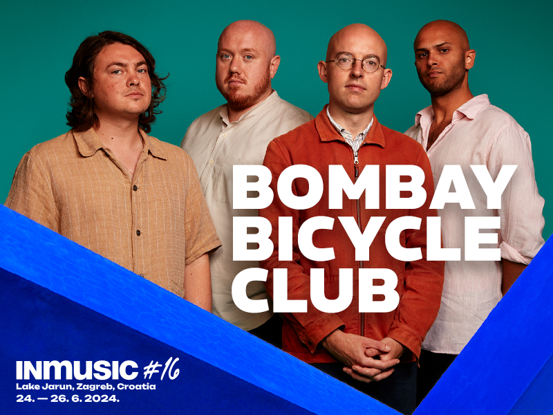 Bombay Bicycle Club confirmed for INmusic festival #16 in June 2024!