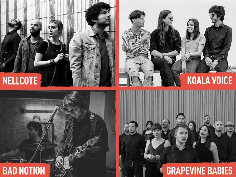 Koala Voice, BadNotion, Nellcote and Grapevine Babies set to play INmusic festival #13!