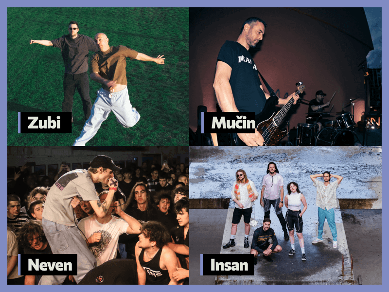 IN Music 2026:  Energični Neven, Mučin, Zubi i Insan nova su pojačanja lineupa INmusic festivala #18!