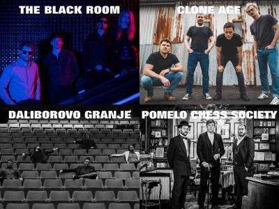 The Black Room, Clone Age, Daliborovo granje i Pomelo Chess Society stižu na INmusic festival #15!